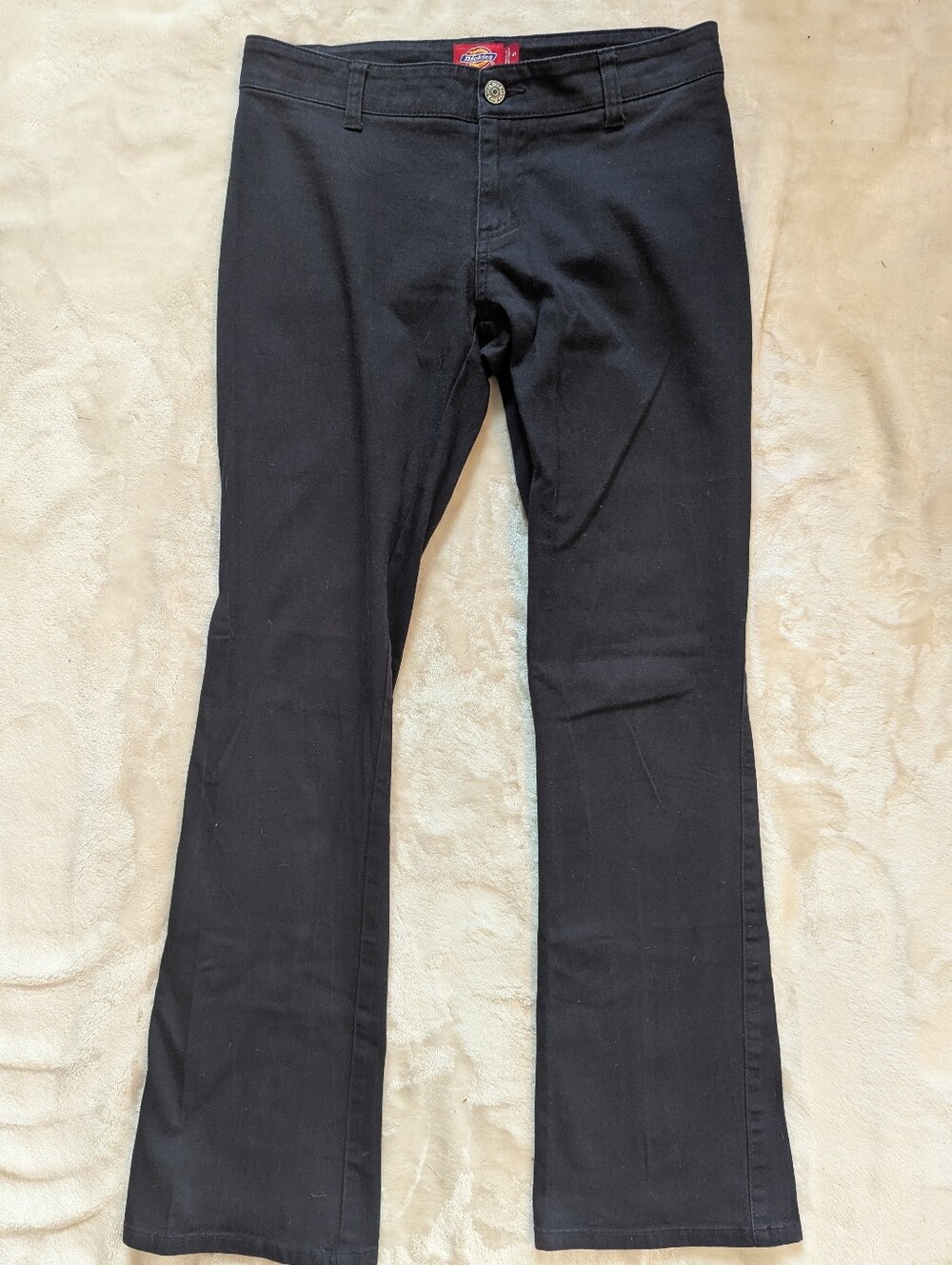 Dickies Black Work Pants Size 5 Juniors Bootcut